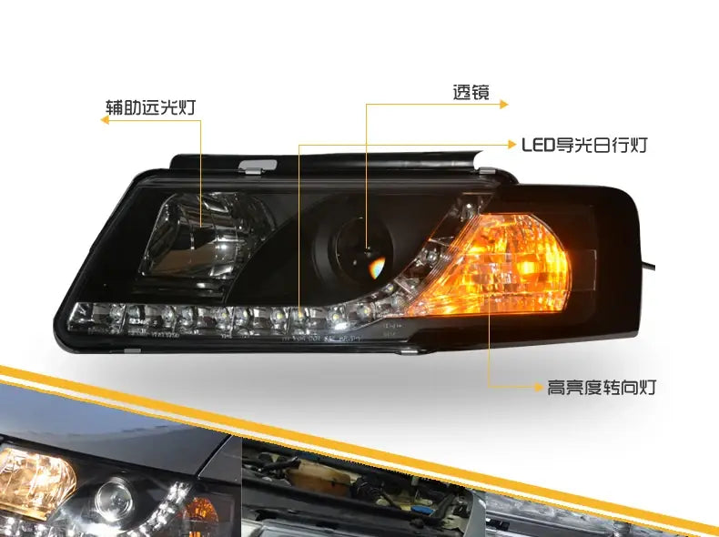 Car Styling Head lamp light for VW Passat B5 Headlights