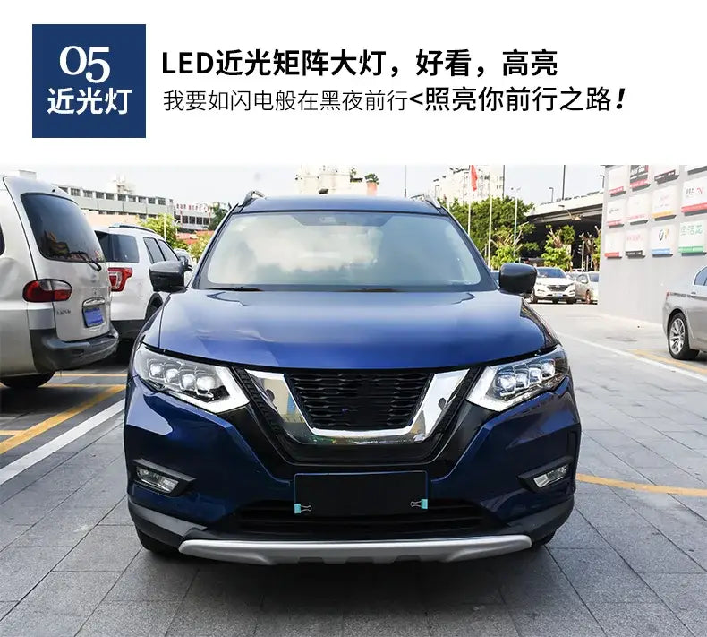 Car Styling Head lamp light for Nissan X-Trail Headlights