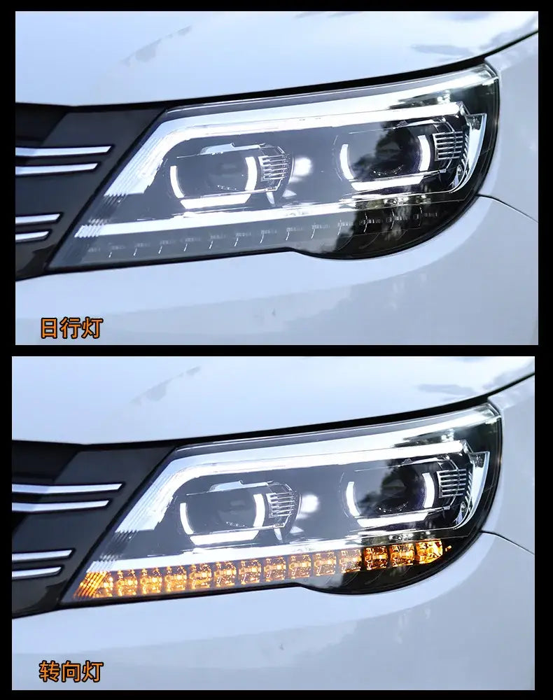 Car Styling Head lamp light for Tiguan Headlights 2009-2012