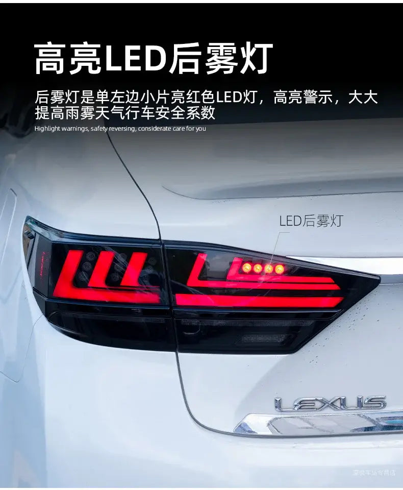 Car Styling Tail lamp light for Lexus ES250 Tail Lights