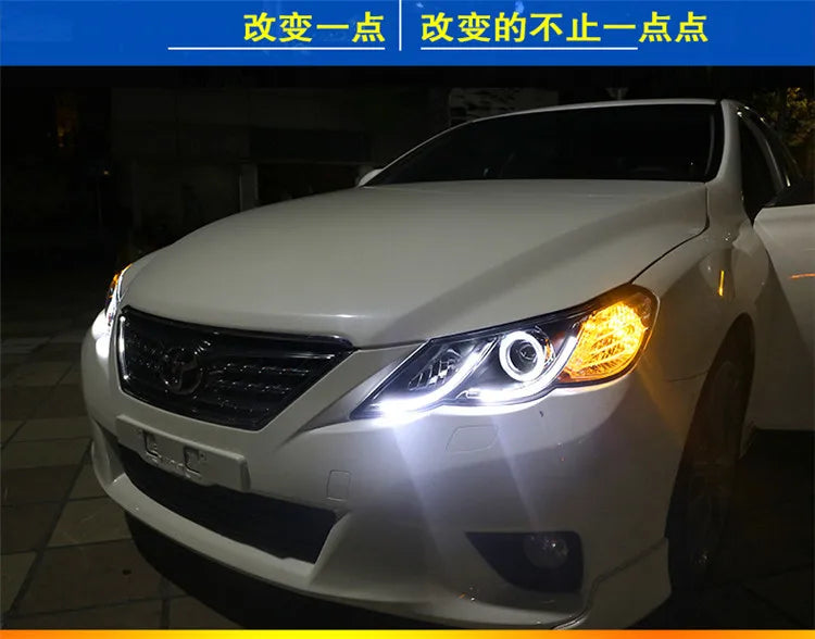 Car Styling Head lamp light for Toyota Mark X Headlights