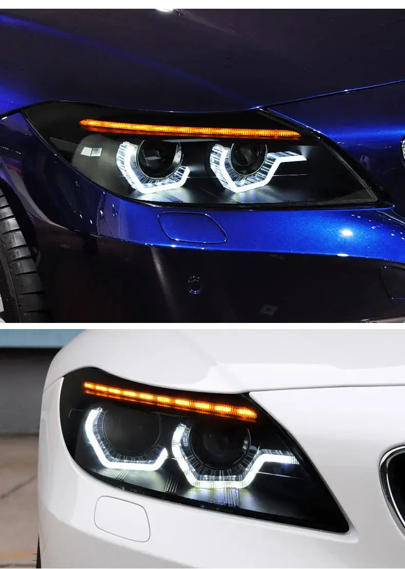 BMW Z4 Headlights 2009-2016 E89 LED Headlight DRL Hid Head