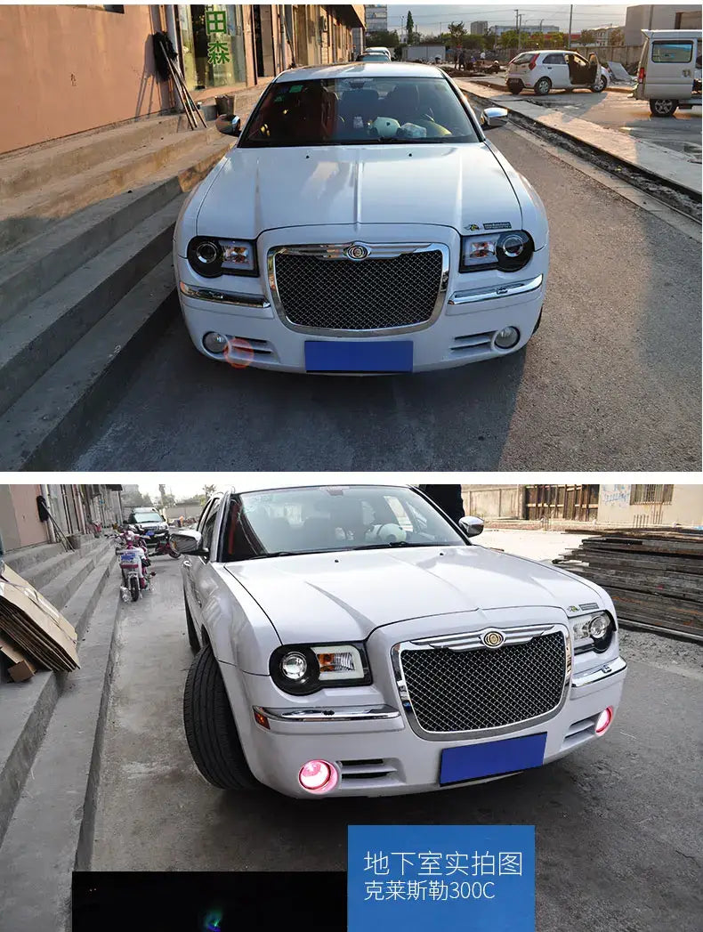 Car Styling Head lamp light for Chrysler 300C Headlights