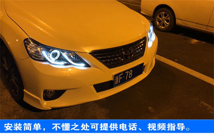 Car Styling Head lamp light for Toyota Mark X Headlights