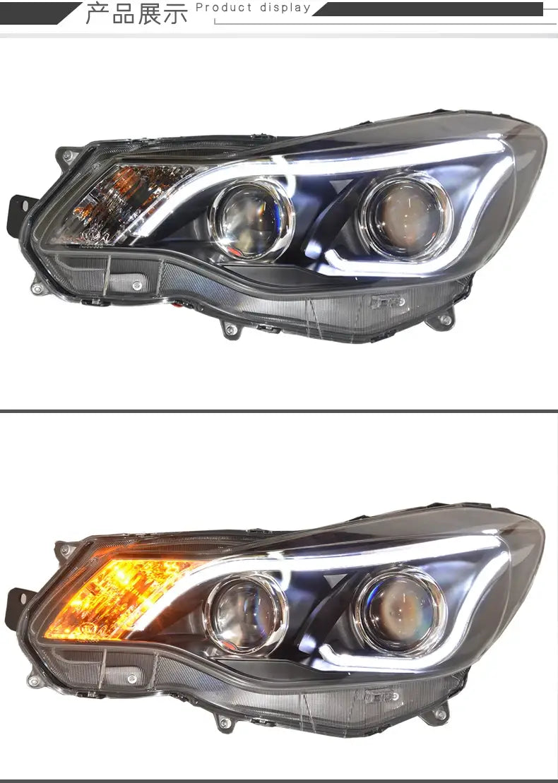 Car Styling Head lamp light for XV Headlights 2011-2015