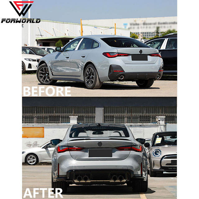 FW Factory Car Parts Front Rear Bumper One-one Wide Kit Full Complete Bodykit Upgrade for BMW 4 Series G22 G23 20-23 to M4 - CAR CRAFT INDIA
