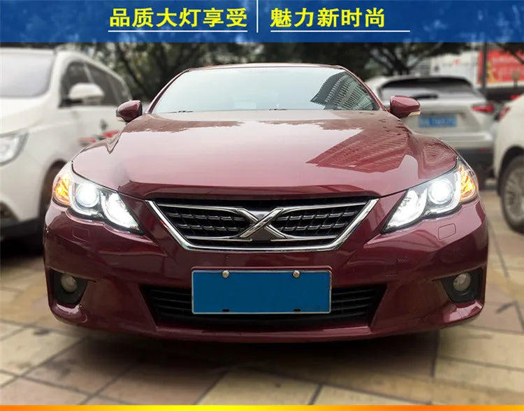 Car Styling Head lamp light for Toyota Mark X Headlights