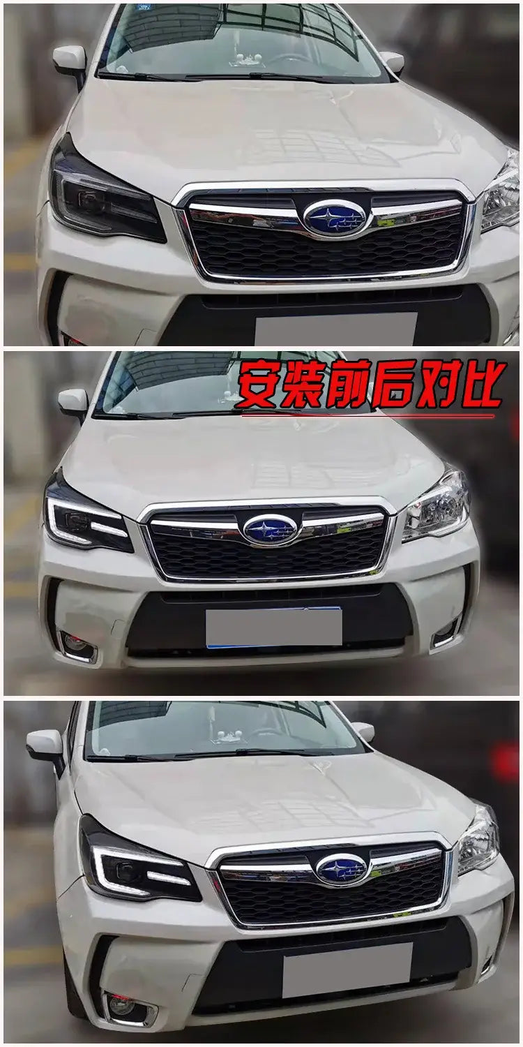 Car Styling Head lamp light for Subaru Forester Headlights