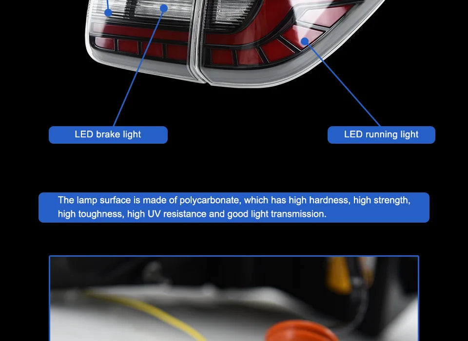 Car Styling Tail lamp light for Patrol Tail Lights 2012-2019