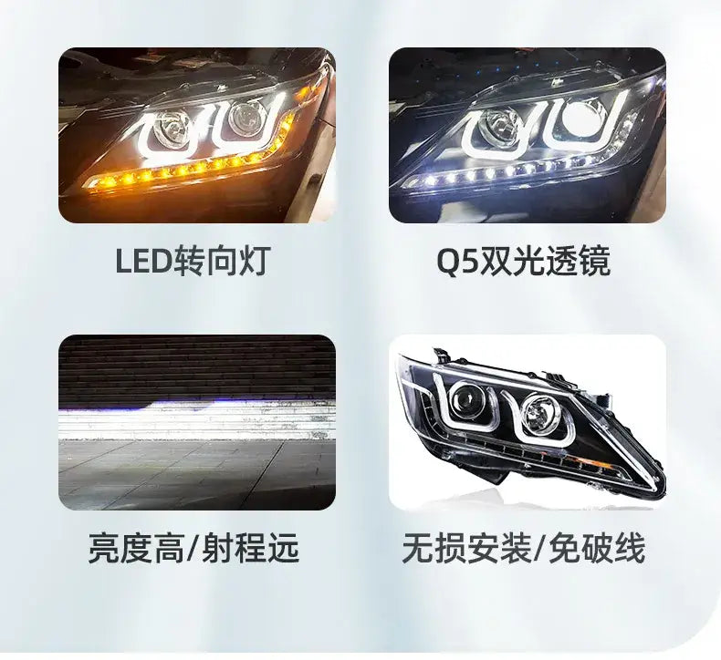 Toyota Camry V50 LED Headlight 2012-2014 Camry LED DRL Hid
