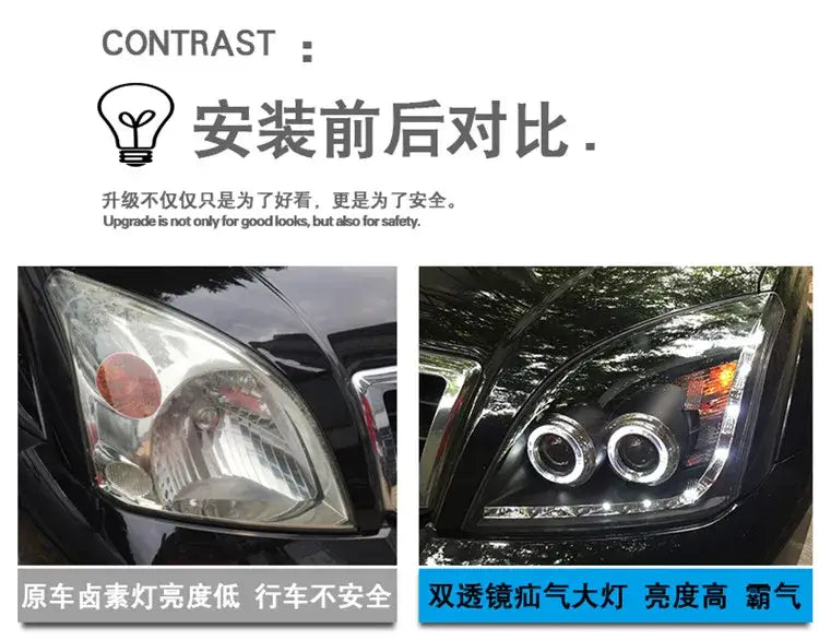 Toyota Prado Headlight 2004-2009 LED Headlight DRL Hid Head