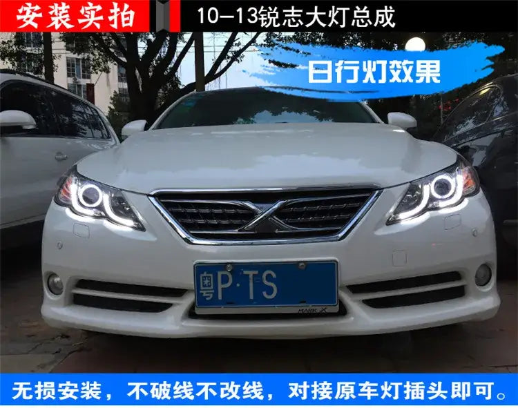 Car Styling Head lamp light for Toyota Mark X Headlights