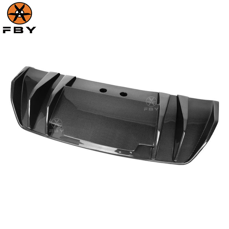 Hight Quality V Style Carbon Fiber Rear Bumper Diffuser Fro Audi R8 2012-2015 Rear Diffuser