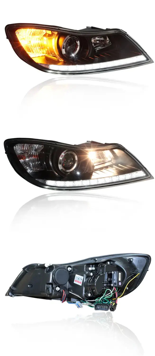 Car Styling Head lamp light for Skoda Octavia Headlights