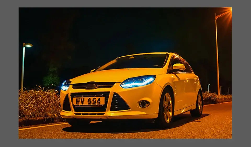 Ford Focus Headlight 2012-2014 Focus LED DRL D2H Hid Option