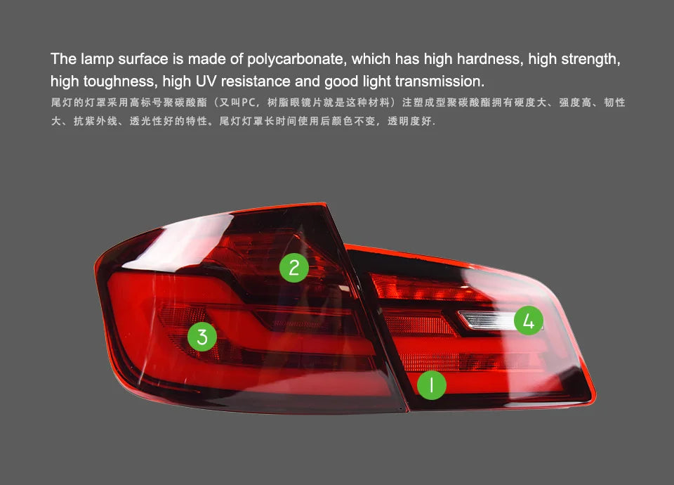 Car Styling Tail lamp light for BMW F10 Tail Lights