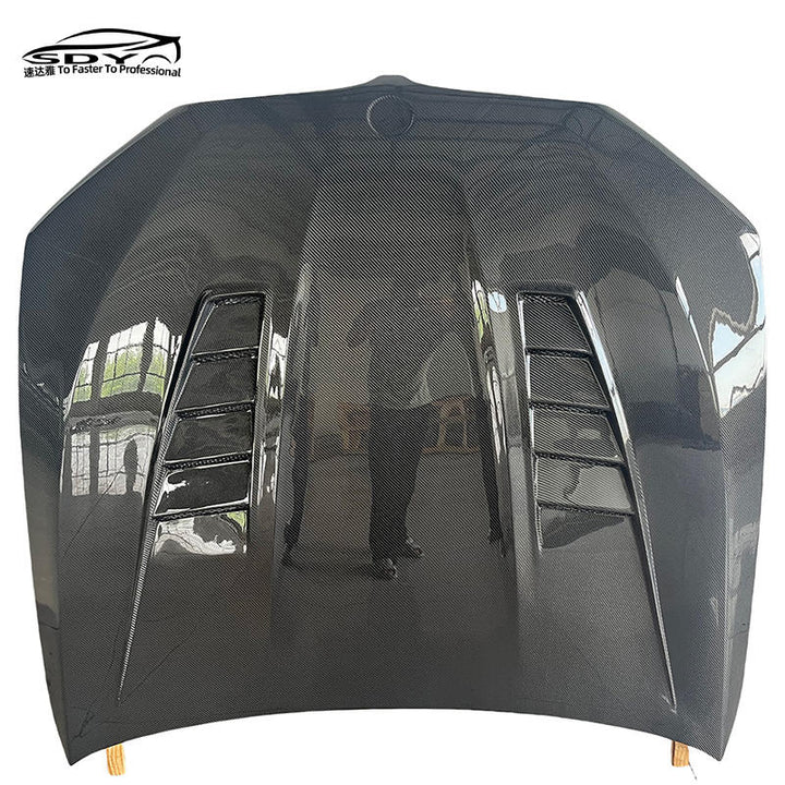F90 M5 G30 High Quality Carbon Fiber MBJ Style Engine Bonnet Engine Hood for BMW 5 Series F90 M5 G30 G38 - CAR CRAFT INDIA