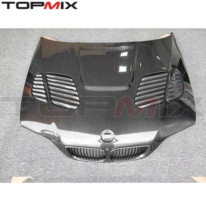 1996-2005 for BMW 3 Series (E46) Carbon Fiber Bonnet New Auto Parts and Accessories for Export - CAR CRAFT INDIA