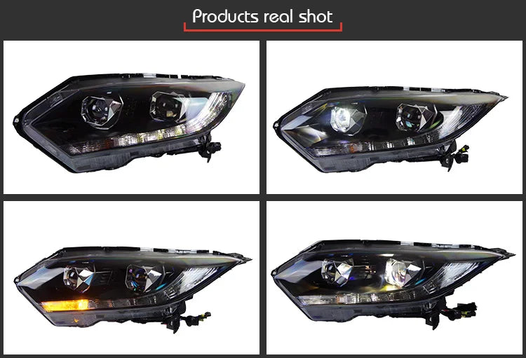 Car Styling Head lamp light for HRV Vezel LED Headlight