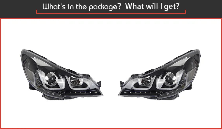 Car Styling Head lamp light for Subaru Legacy Headlights