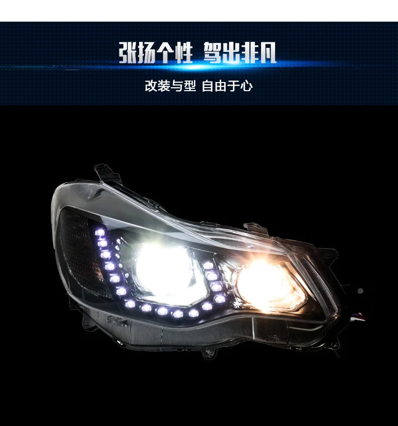 Car Styling Head lamp light for Subaru XV Headlights