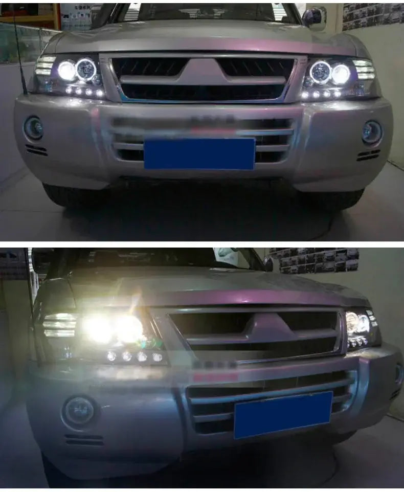 Pajero V73 Headlights 2004-2016 Montero LED Headlight DRL