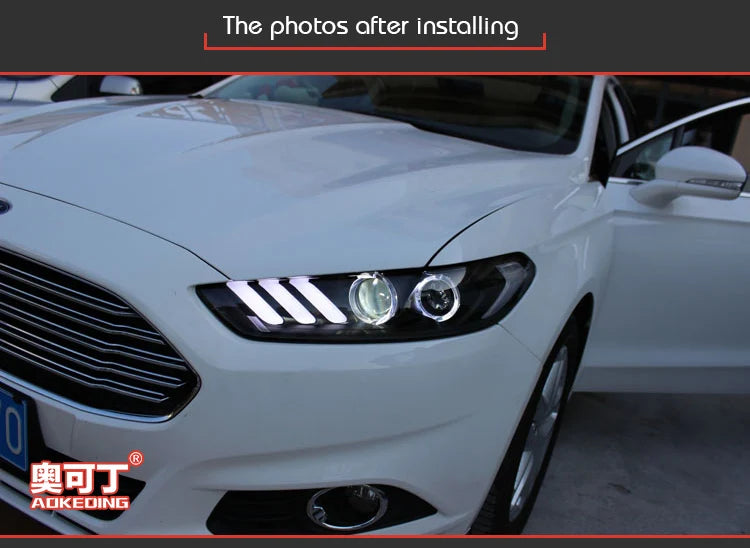 Ford Fusion Headlight 2013-2017 Mondeo DRL Mustang Design