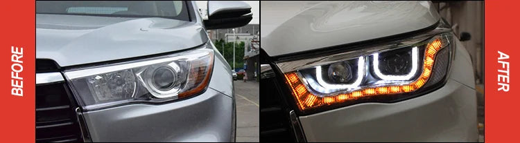 Toyota Highlander Headlights New Highlander Headlight LED