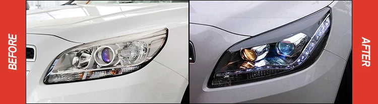 Car Styling Head lamp light for Chevrolet Malibu LED