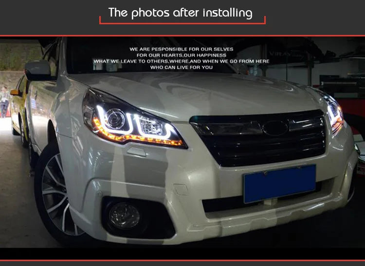 Car Styling Head lamp light for Subaru Legacy Headlights