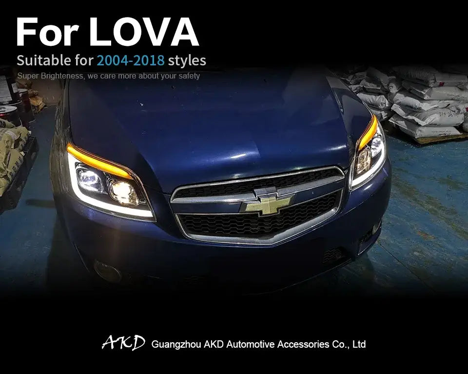 Chevrolet Aveo Headlights 2008-2012 Lova LED Headlight Nexia