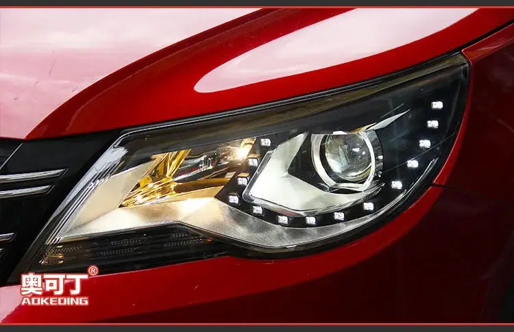 Tiguan Headlights 2007-2012 Tiguan LED Headlight LED DRL Hid