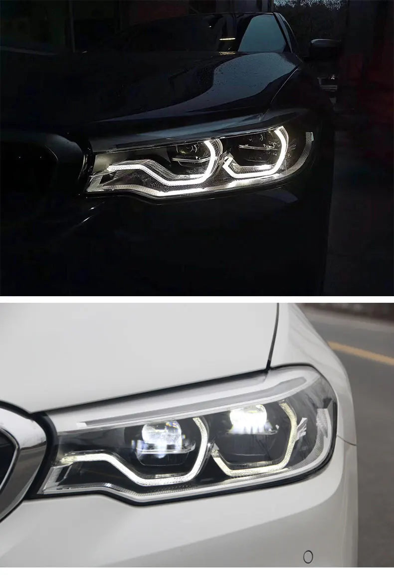 Car Styling Head lamp light for BMW G30 Headlights 2017-2020