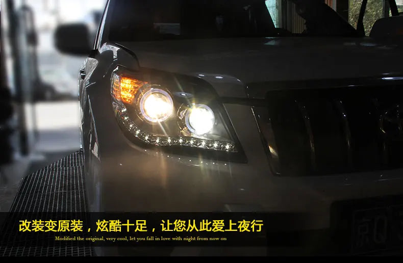 Toyota Prado Headlight 2010-2012 LC150 LED Headlight DRL Hid