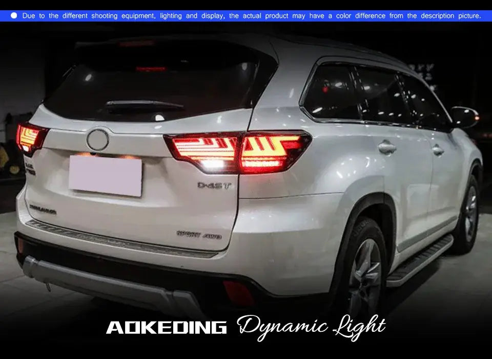 Toyota Highlander Tail Lights 2015 Kluger LED Tail Light