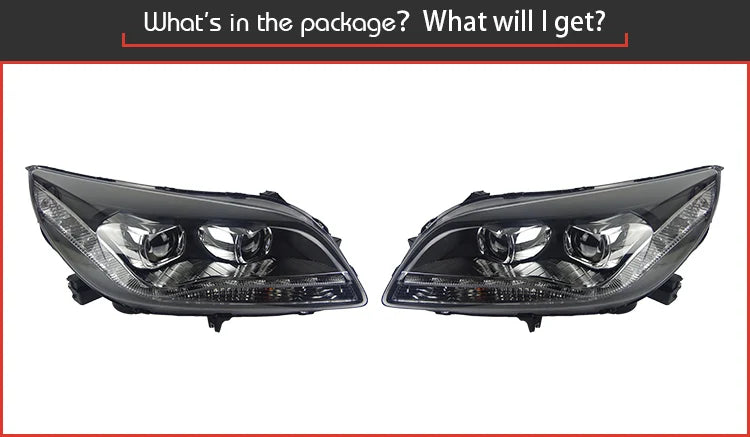 Car Styling Head lamp light for Chevrolet Malibu LED