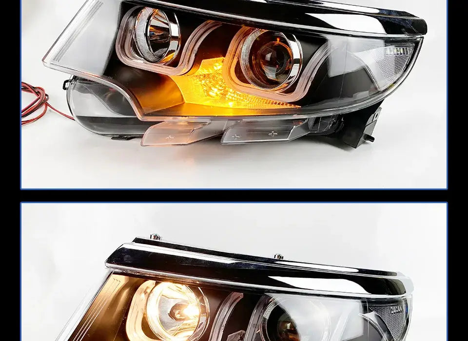 Ford Edge Headlights 2012-2014 Edge LED Headlight DRL Hid