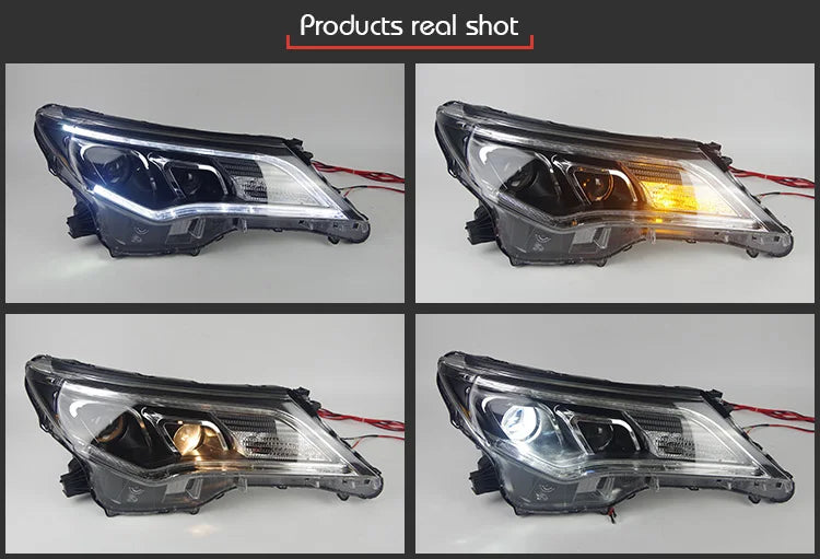 Car Styling Head lamp light for Toyota RAV4 Headlights