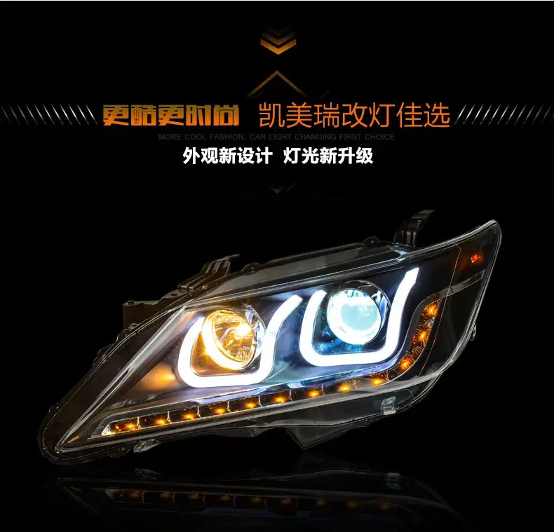 Toyota Camry V50 LED Headlight 2012-2014 Camry LED DRL Hid