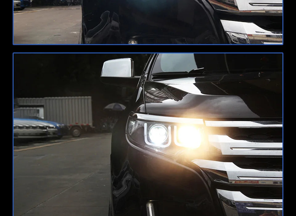 Ford Edge Headlights 2012-2014 Edge LED Headlight DRL Hid