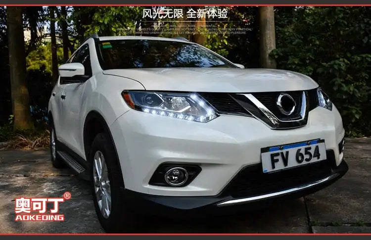 Car Styling Head lamp light for Nissan X-Trail Headlights