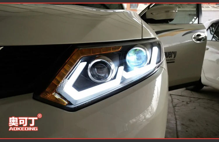 Nissan X-Trail Headlights 2014-2016 Rogue LED Headlight DRL