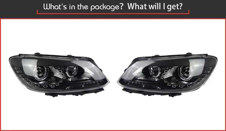 Car Lights for VW Touran LED Headlight 2010-2015 Touran Head