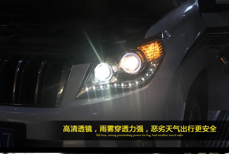 Toyota Prado Headlight 2010-2012 LC150 LED Headlight DRL Hid