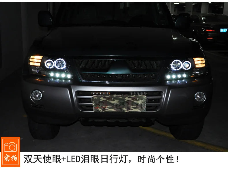 Pajero V73 Headlights 2004-2016 Montero LED Headlight DRL