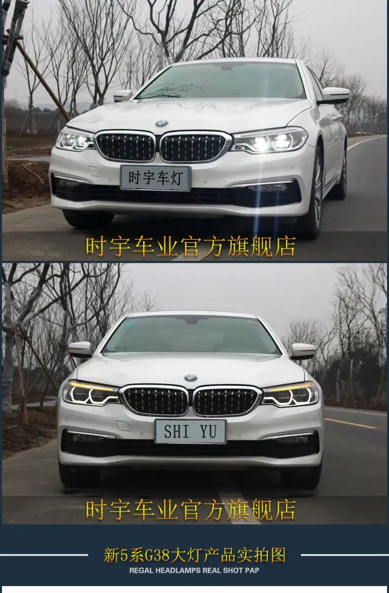 Car Styling Head lamp light for BMW G30 Headlights 2017-2020