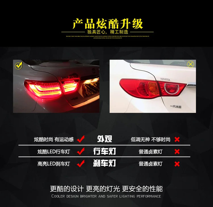 Toyota Reiz Tail Lights 2010-2012 Mark X LED Tail lamp light