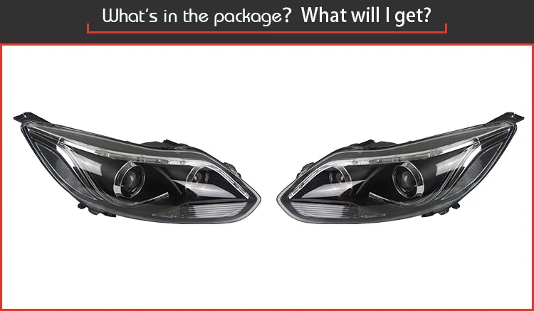 Ford Focus Headlights 2012-2014 Focus 3 LED Headlight DRL