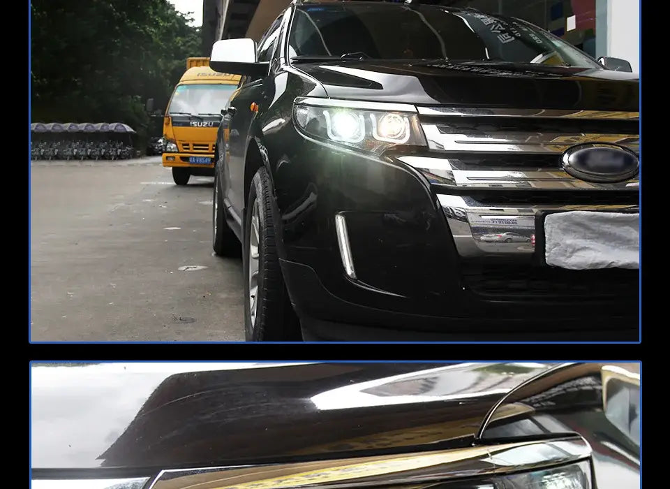 Ford Edge Headlights 2012-2014 Edge LED Headlight DRL Hid