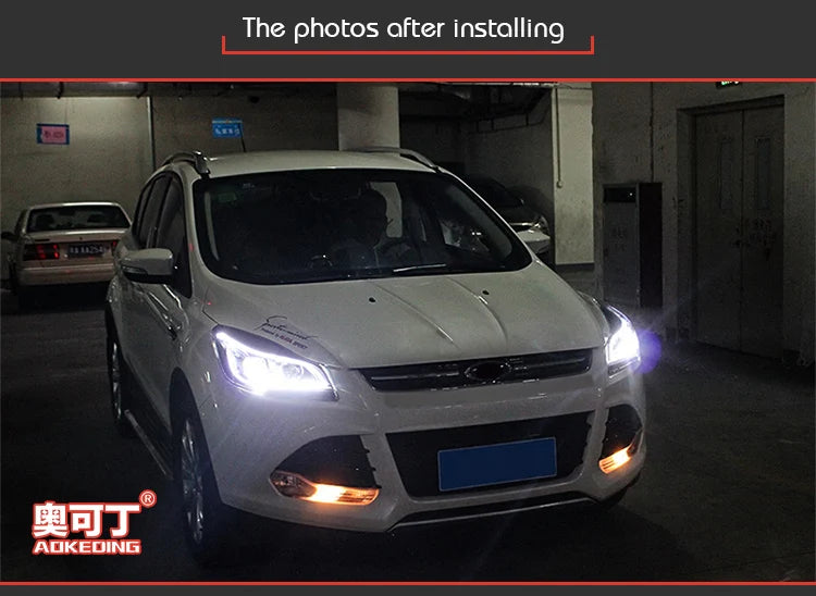 Ford Escape Kuga 2014-2016 LED Headlight DRL Hid Head lamp